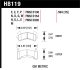 HAWK HPS 5.0 Brake Pad Sets
