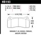 HAWK DTC-70 Brake Pad Sets