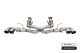 3.0 Inch Muffler Delete Cat-Back Exhaust System with AFM Valve and 4.5 Inch Polished Pro-Series T...