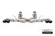 3.0 Inch Muffler Delete Cat-Back Exhaust System with AFM Valve and 4.5 Inch Black PVD Pro-Series ...