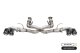 3.0 Inch Muffler Delete Cat-Back Exhaust System with AFM Valve with 4.5 Inch Carbon Fiber and Pol...