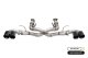 3.0 Inch Muffler Delete Cat-Back Exhaust System with AFM Valve with 4.5 Inch Carbon Fiber and Bla...
