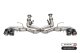3.0 Inch Track Series Cat-Back Muffler Delete Exhaust System with 4.5 Inch Carbon Fiber and Polis...