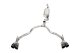 3.5 Inch to 2.75 Inch Dual Rear Exit Cat-Back Exhaust System with Black PVD Tips 21-23 Chevrolet ...