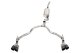 3.5 Inch to 2.75 Inch Dual Rear Exit Cat-Back Exhaust System with Black PVD Tips 21-23 Chevrolet ...