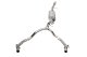 3.50 Inch to 2.75 Inch Dual Rear Exit Cat-Back Exhaust System 21-24 Cadillac Escalade 134.1 Inch ...