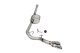 3.0 Inch Front of Tire Exit Catback Exhaust System with Twin 3.5 Inch Pro Series Tips Xtreme Soun...