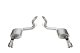 3.0 Inch Dual Rear Exit Axle-Back Exhaust System with 4.5 Inch Polished Pro Series Slash Tips Spo...