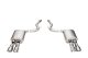 3.0 Inch Dual Rear Exit Axle-Back with Twin 4.0 Inch Polished Pro-Series Tips 24-25 Ford Mustang ...