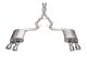 3.0 Inch Dual Rear Exit Cat-Back with Twin 4.5 Inch Polished Slash Pro-Series Tips 24-25 Ford Mus...