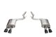 3.0 Inch Dual Rear Exit Axle-Back with Twin 4.5 Inch Black PVD Slash Pro-Series Tips 24-25 Ford M...