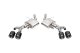 3 Inch Axle-Back Exhaust with Dual Mode Active Exhaust; Dual Rear Exit with Twin 4.5 Inch Carbon ...