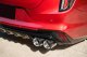 3 Inch Axle-Back Exhaust with Dual Mode Active Exhaust; Dual Rear Exit with Twin 4.5 Inch Carbon ...