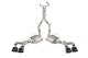 3 Inch Cat-Back Exhaust with Dual Mode Active Exhaust; Corsa Double X-Pipe, Dual Rear Exit with T...