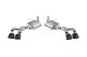 3 Inch Axle-Back Exhaust with Dual Mode Active Exhaust; Dual Rear Exit with Twin 4.5 Inch Pro Ser...