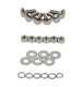 Jeep CJ Rear Body Guard Pair 55-86 CJ Polished Silver Kentrol
