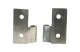 JEEP CJ/YJ/TJ Lower Door Hinge Pair 76-06 CJ Wrangler YJ/TJ Polished Silver Kentrol