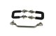 Jeep YJ Windshield Tie Down Kit 87-95 Wrangler TJ Polished Silver Kentrol