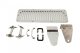 Jeep CJ/YJ Hood Kit 78-95 CJ and Wrangler YJ Polished Silver Kentrol