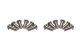 Jeep CJ/YJ Hardtop Door Hinge Set Without Mirror Holes 4 Pieces 76-93 CJ and Wrangler YJ Polished...