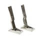 Jeep TJ Tailgate Hinge Pair 97-04 Wrangler TJ Polished Silver Kentrol