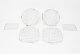 Jeep TJ Wire Mesh Guard Set 6 Pieces 97-06 Wrangler TJ Polished Silver Kentrol