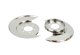 Jeep CJ Disc Brake Dust Cover Pair 76-78 CJ Polished Silver Kentrol