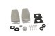 Jeep YJ/TJ Hardtop Liftgate Hinge Pair 87-06 Wrangler TJ/YJ Polished Silver Kentrol