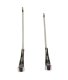Jeep CJ Windshield Wiper Arms Pair 68-86 CJ Polished Silver Kentrol