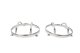 Jeep JK Euro Headlight Guards Pair 07-18 Wrangler JK Polished Silver Kentrol