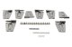 Jeep JK Door Hinge Set 8 Pieces 4 Door 07-18 Wrangler JK Polished Silver Kentrol