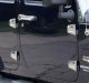 Jeep JK Door Hinge Set 8 Pieces 4 Door 07-18 Wrangler JK Polished Silver Kentrol