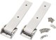 Jeep JK Tailgate Hinge Pair 07-18 Wrangler JK Polished Silver Kentrol