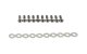 Jeep JK Tailgate Hinge Pair 07-18 Wrangler JK Polished Silver Kentrol