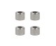 Jeep TJ OEM Anti-Theft Door Nuts 97-06 Wrangler TJ Polished Silver Kentrol