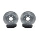 Claw Performance Rotors Front 05-19 Nissan Frontier 2WD 4Cyl And 09-12 Suzuki Equator 2.5L Baer B...