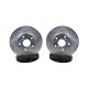 Claw Performance Rotors Front 05-15 Toyota Tacoma W/5-Lug Baer Brakes