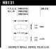 HAWK DTC-70 Brake Pad Sets
