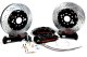 Pro Plus Brake System Front 12-17 Dodge Challenger Charger And Chryler 300C Non-SRT-8 Models Blac...