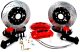 Pro Plus Brake System Front Ford Mustang II Spindles (Also Fits Heidts Mustang II Spindles) Silve...
