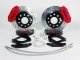 Brake System 12 Inch Front SS4+ Shelby Logo Red Shelby CSX-4000 BAER Brakes