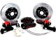 Pro Plus Brake System Front 65-66 Ford Mustang W/Ridetech Truturn Suspension And Spindles Black M...