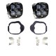 Mercedes Squadron SAE Fog Pocket Light Kit For Mercedes 2014-2018 Sprinter Van (Clear) Baja Desig...