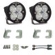Jeep JK Squadron-R Sport Fog Pocket Light Kit OE Bumper (Clear)-Jeep 2007-09 Wrangler JK Baja Des...
