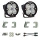 Jeep JK Squadron-R Pro Fog Pocket Light Kit OE Bumper (Clear)-Jeep 2007-09 Wrangler JK Baja Desig...