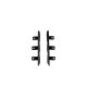 2021-Present Bronco Mod Bumper Triple SR-M Fog Light Kit RIGID Industries