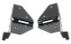 Jeep CJ/YJ Windshield Hinge Pair 76-95 CJ and Wrangler YJ Powdercoat Black Kentrol