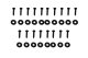 Jeep CJ Wire Mesh Guard Set 6 Pieces 76-86 CJ Powdercoat Black Kentrol