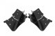 Jeep TJ Windshield Hinge Pair 97-06 Wrangler TJ Powdercoat Black Kentrol
