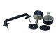 Jeep TJ/JK Windshield Tie Down Kit 97-14 Wrangler TJ/JK Powdercoat Black Kentrol